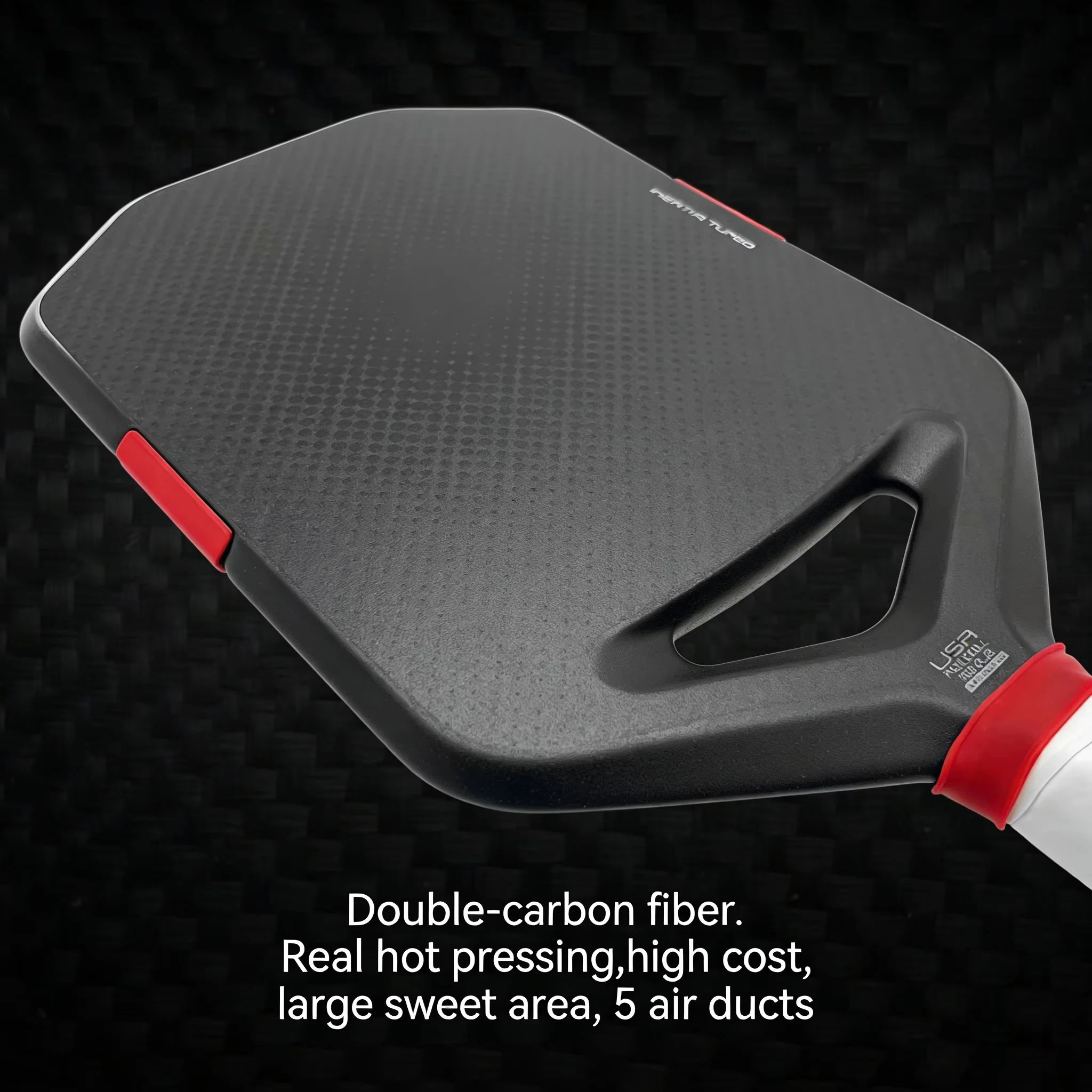 Raket Pickleball Premium Tourn - Crepe Pan Carbon ulasan dan harga