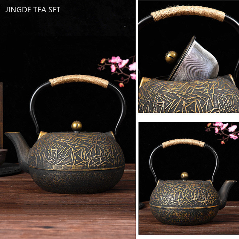 Teko teh besi cor 900ml, teko  - Cast Iron Corn ulasan dan harga