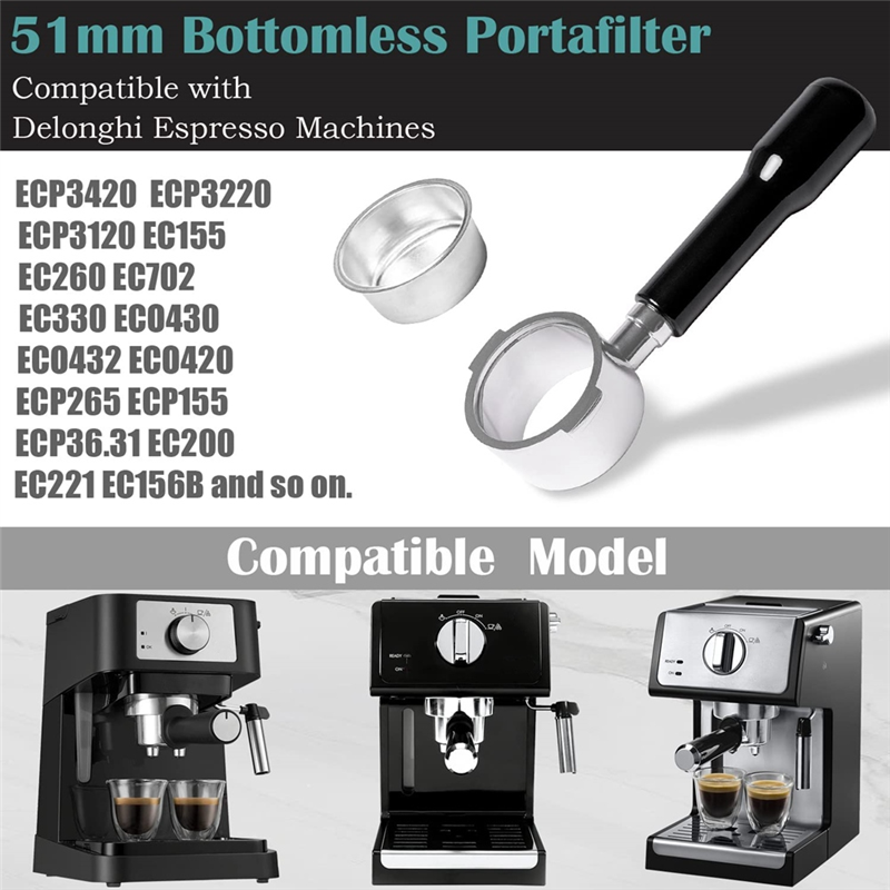 AA86 51Mm Portafilter Tanpa Da - Delonghi Espresso Ecp3420 ulasan dan harga