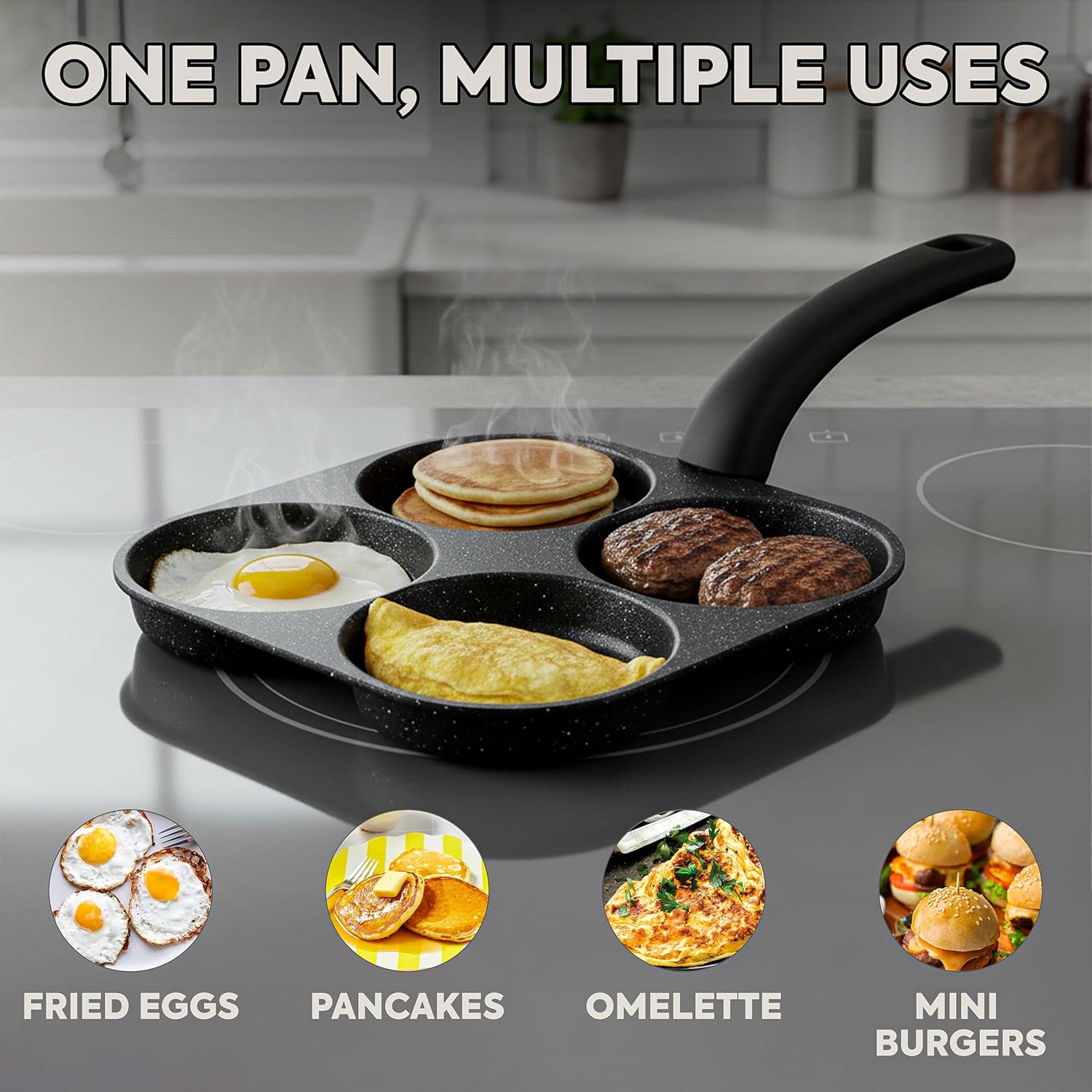 Wajan Penggorengan Telur Anti  - Egg Waffle Pan ulasan dan harga